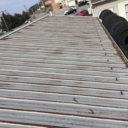 Commercial roofing project