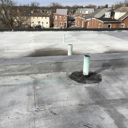 Commercial roofing project